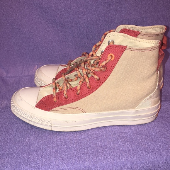 Used Converse Chuck Taylor All Star Women’s Size 8. Chuck 70 High Rhubarb Pie - Picture 5 of 13